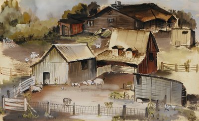Iowa Farm von Ruth Ziegler