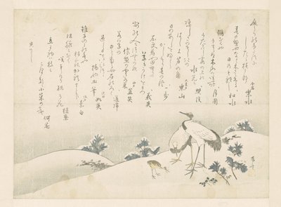 Gedichte und Kraniche von Ryuryukyo Shinsai