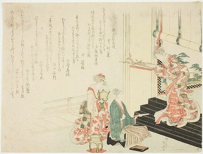 Literaten malen die Pflaumenblüten von Ryuryukyo Shinsai