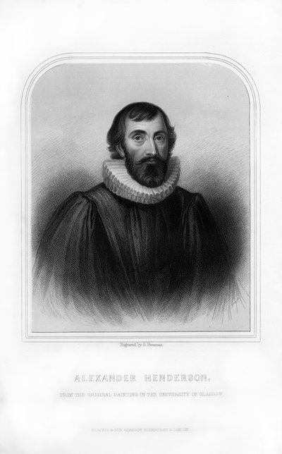 Alexander Henderson, schottischer Theologe, 1870 von S. Freeman