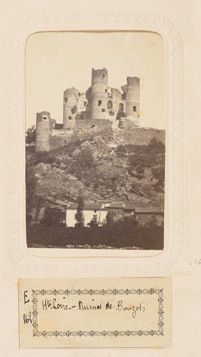 Haute-Loire - Ruinen von Bouzols von Sabatier