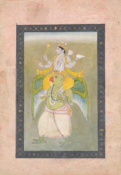 Vishnu auf Garuda von Sajnu