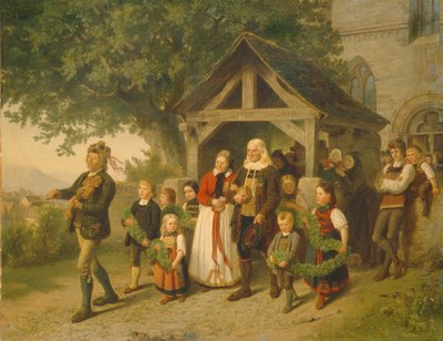 Die goldene Hochzeit, 1857 von Salentin