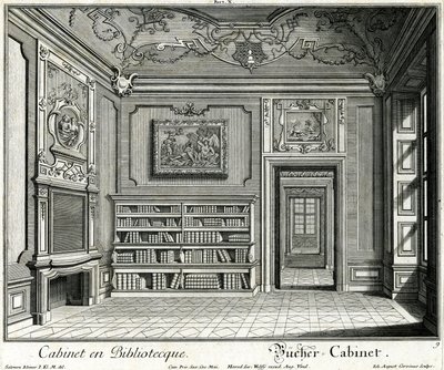 Bücherkabinett von Salomon Kleiner