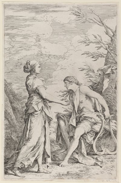 Apollo und die Kumanaische Sibylle von Salvator Rosa