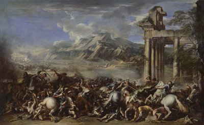 Heroische Schlacht, 1652 von Salvator Rosa
