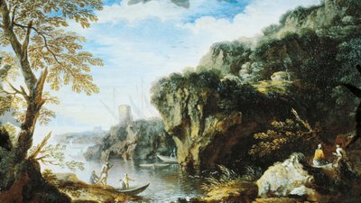 Marine, Schule von Salvator Rosa von Salvator Rosa