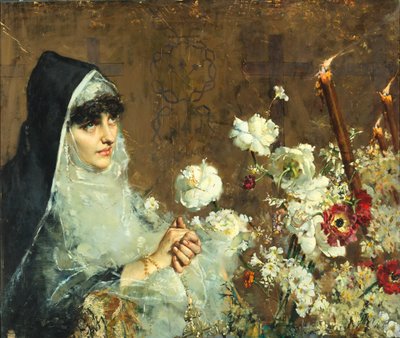 Eine betende Nonne von Salvatore Postiglione