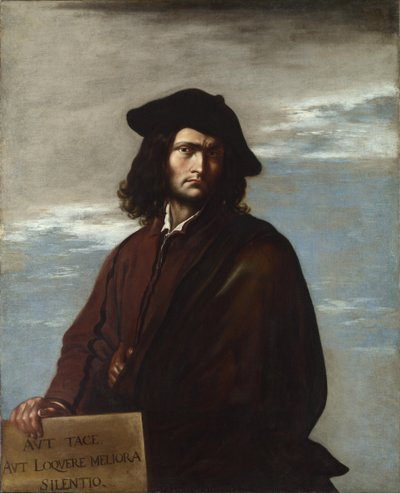 Philosophie Selbstporträt, ca. 1645 von Salvatore Rosa