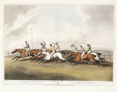 Pferderennen von Samuel (after) Howitt