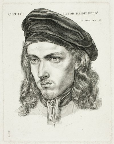 Porträt von Karl Philip Fohr von Samuel Amsler