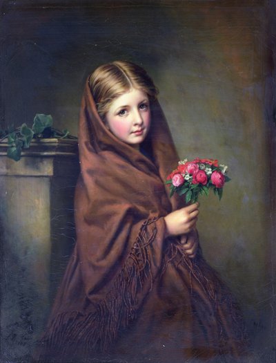 Ein Londoner Blumenmädchen von Samuel Baruch Halle