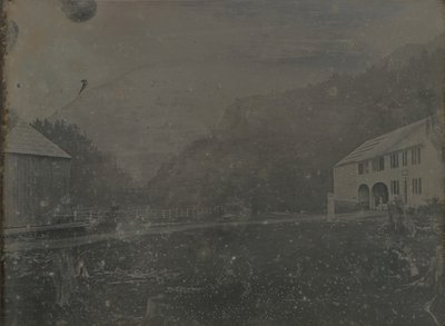 Ohne Titel: Haus und Scheune von Samuel Bemis