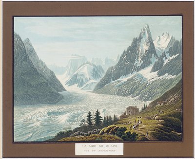 Das Eismeer, Blick auf Montanvert von Samuel Birmann