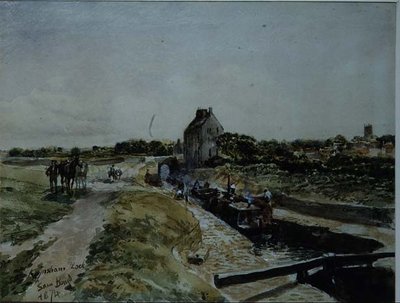 Keynsham Schleuse von Samuel Bough