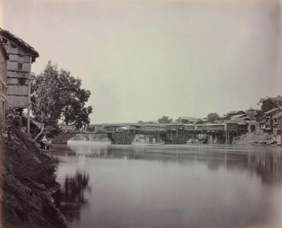 Brücke der Geschäfte, Srinagar, Kaschmir von Samuel Bourne