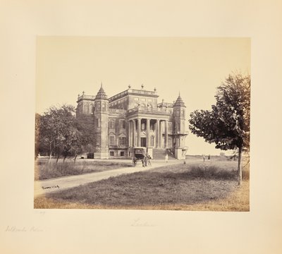 Lucknow; Der Dilkusha-Palast von Samuel Bourne