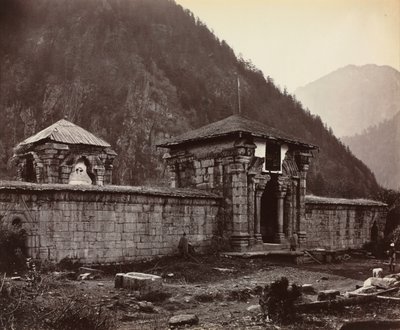 Tempel in Naveshera, Kaschmir, Indien von Samuel Bourne