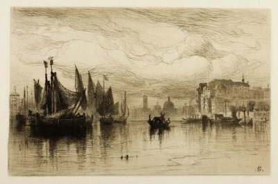 Ein bewölkter Tag in Venedig von Samuel Colman