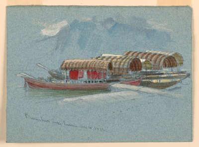 Vergnügungsboote, Vierwaldstättersee von Samuel Colman