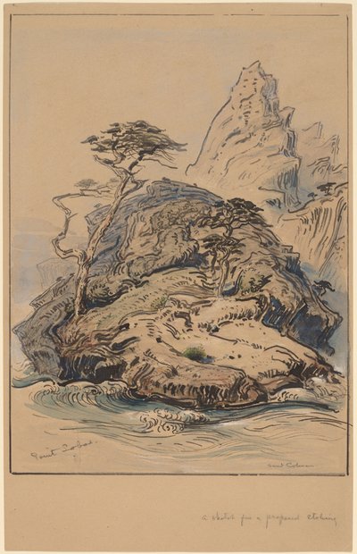Point Lobos, Kalifornien von Samuel Colman