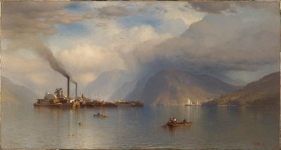 Storm King am Hudson von Samuel Colman