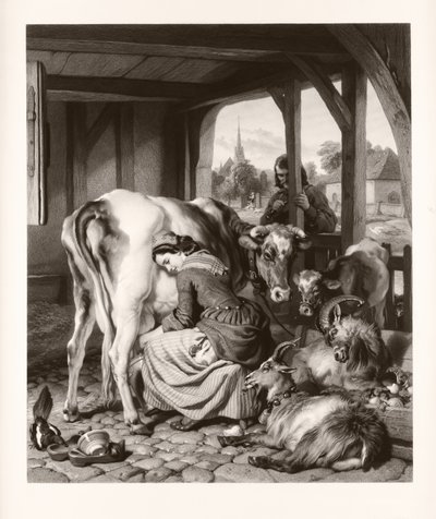 Das Dienstmädchen und die Elster von Samuel Cousins