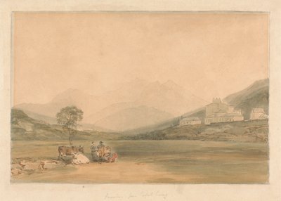 Snowdon von Capel Curig von Samuel Davis