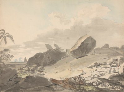 Die Sieben Pagoden, Mamallapuram von Samuel Davis