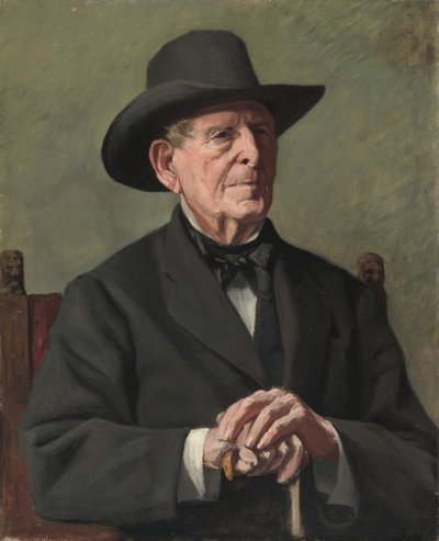 Porträt eines "alten Seekapitäns" von Samuel Isham