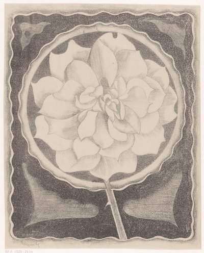 Rose von Samuel Jessurun de Mesquita (signed by artist)