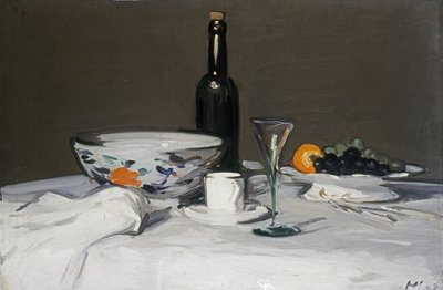 Die schwarze Flasche, ca. 1905 von Samuel John Peploe