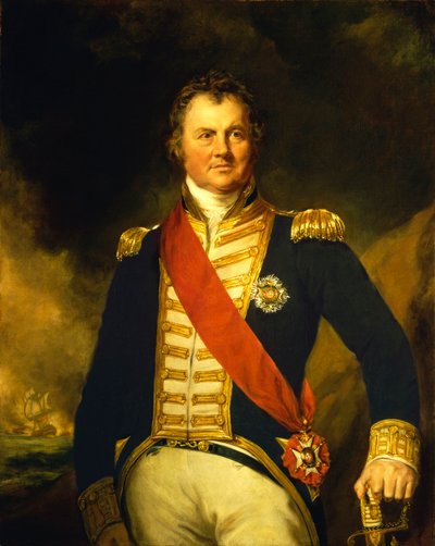 Admiral Sir Edward Thornborough (1754-1834) von Samuel Lane