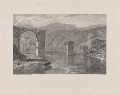 Brücke bei Narni von Samuel Middiman