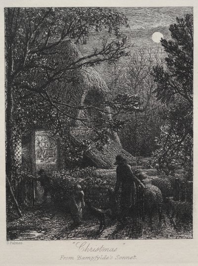 Weihnachten (Das letzte Schaf falten) von Samuel Palmer