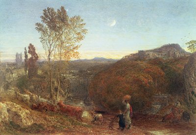Heimkehr zur Sperrstunde von Samuel Palmer