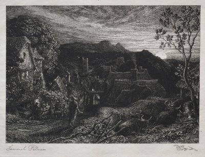 Der Ausrufer, 1879 von Samuel Palmer