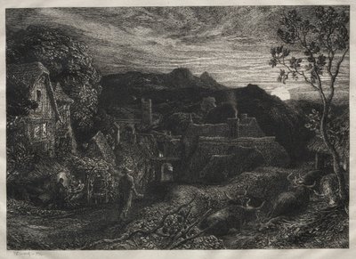 Der Glöckner, 1879 von Samuel Palmer