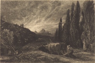 Der frühe Pflüger von Samuel Palmer