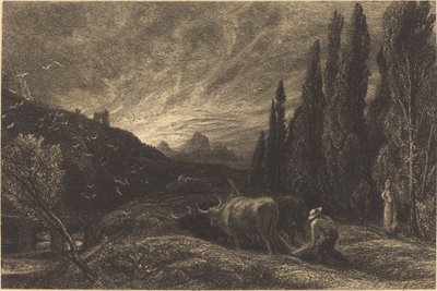 Der frühe Pflüger von Samuel Palmer