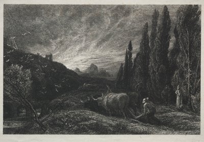 Der frühe Pflüger von Samuel Palmer