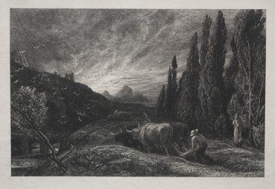 Der frühe Pflüger von Samuel Palmer