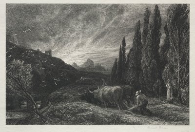 Der frühe Pflüger von Samuel Palmer