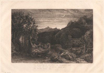 Der Heimkehrende Stern von Samuel Palmer