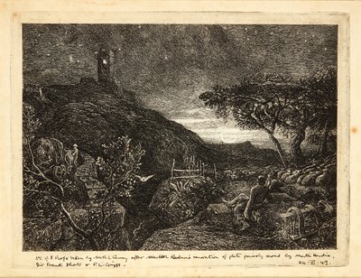Der einsame Turm von Samuel Palmer