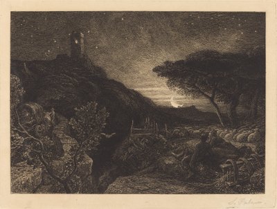 Der einsame Turm von Samuel Palmer