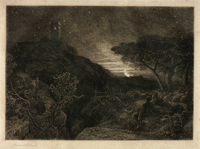 Der einsame Turm von Samuel Palmer