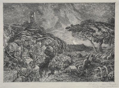 Der einsame Turm von Samuel Palmer