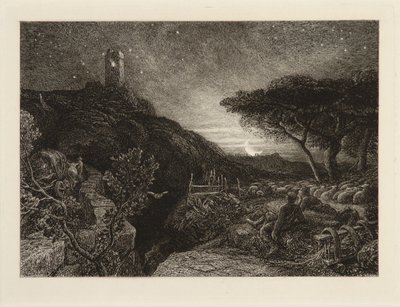 Der einsame Turm von Samuel Palmer