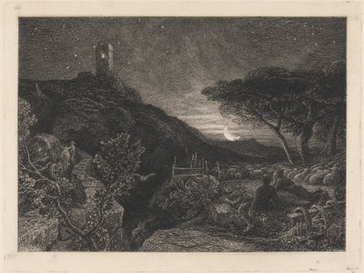 Der einsame Turm von Samuel Palmer